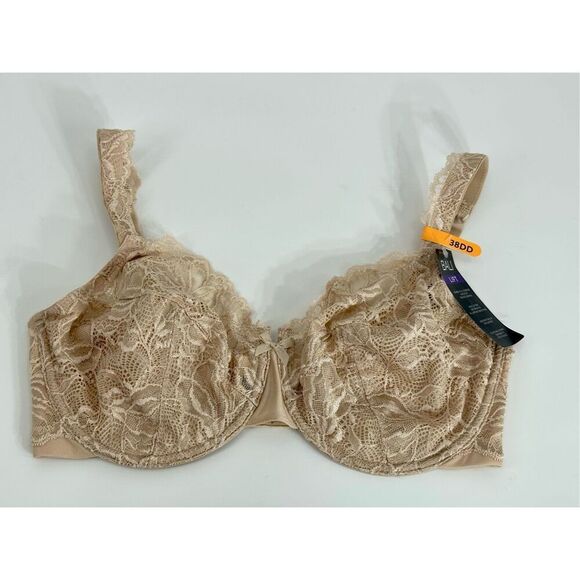 Bali Lift NWT size 40D nude lace underwire bra style 6543 - Picture 2 of 5